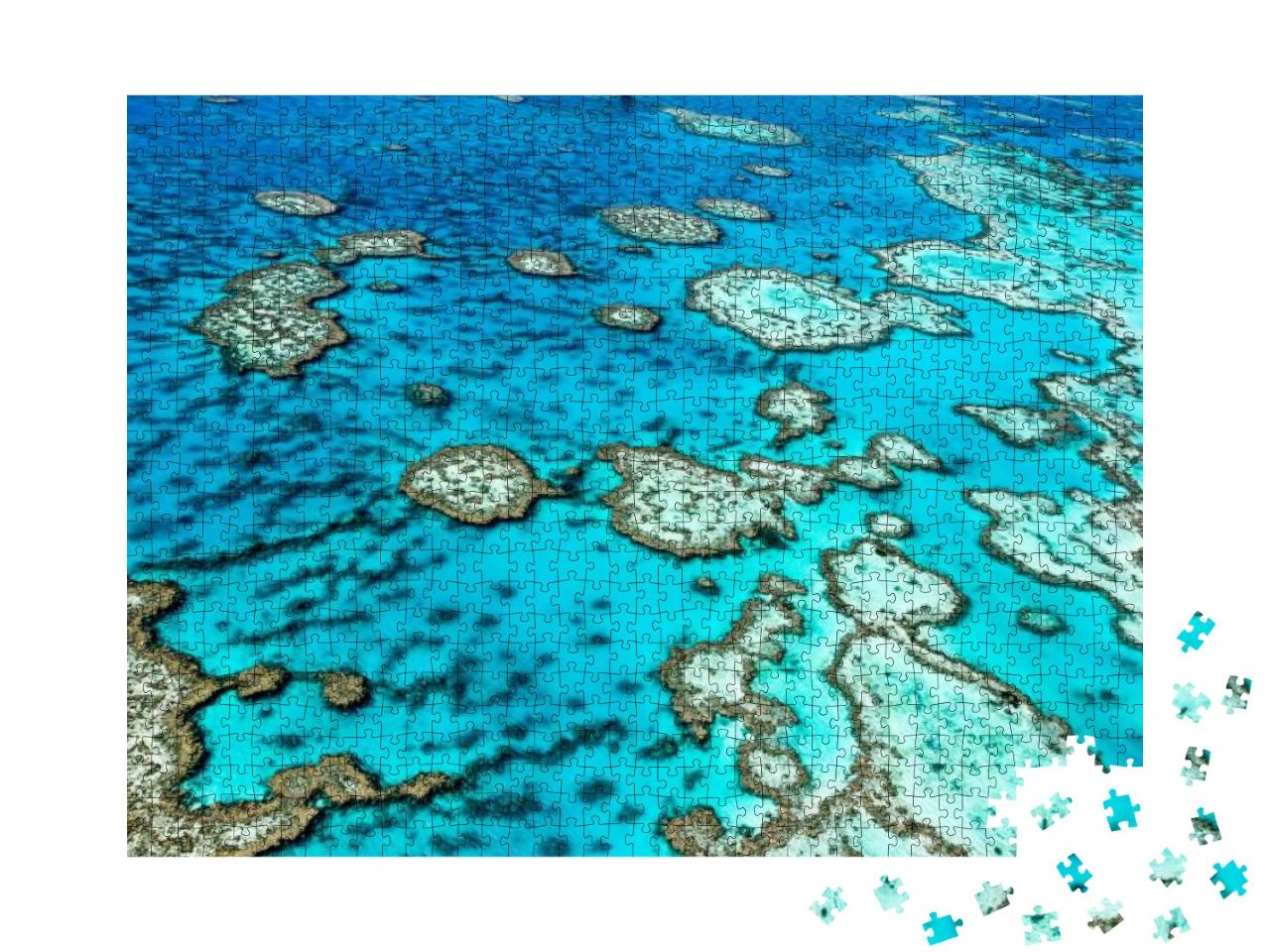 The Great Barrier Reef in Queensland, Australia... Jigsaw Puzzle with 1000 pieces