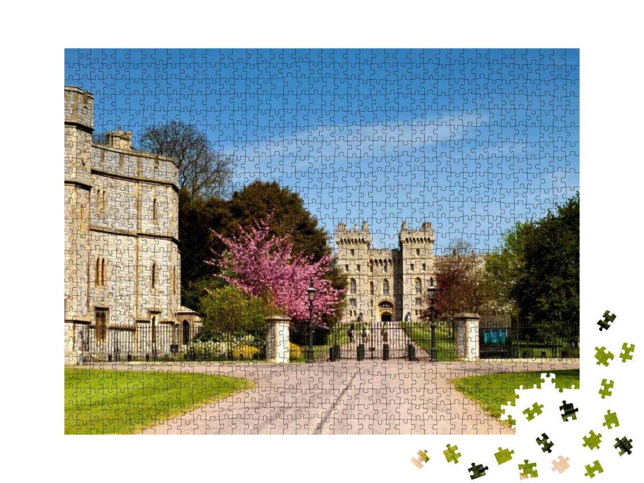 Windsor - the Long Walk in Spring, Ku... Jigsaw Puzzle with 1000 pieces