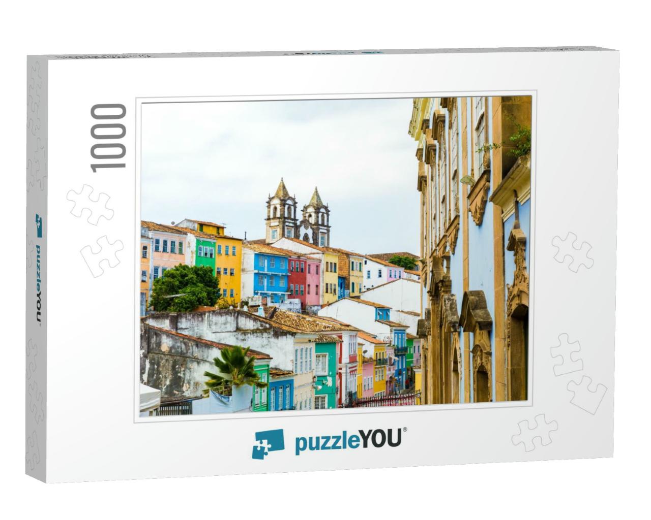 The Historic Center of Salvador, Bahia, Brazil... Jigsaw Puzzle with 1000 pieces