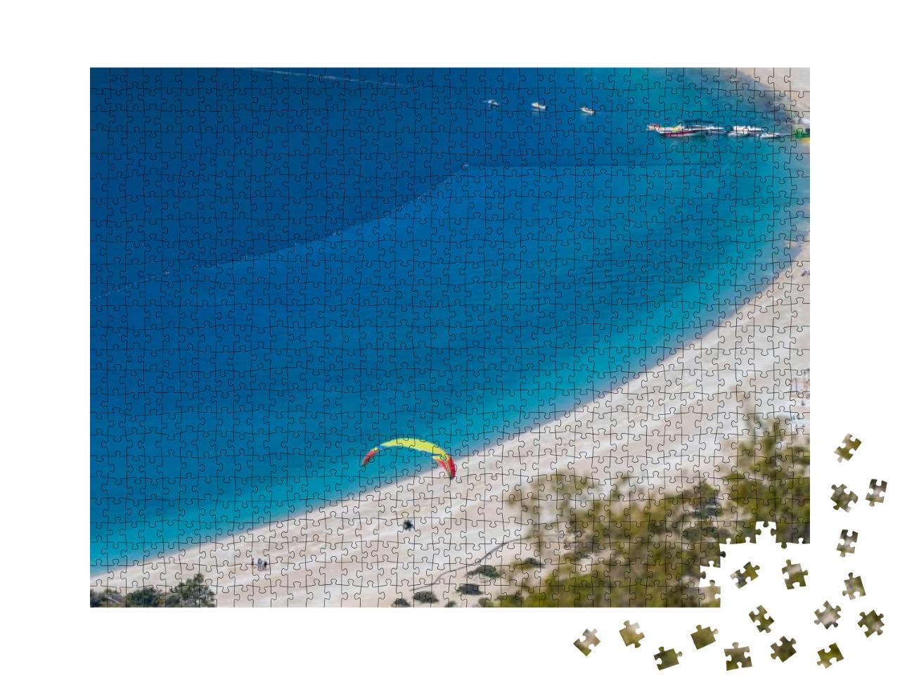 Summer Activities in the Oludeniz Beach, Fethiye Mugla Tu... Jigsaw Puzzle with 1000 pieces
