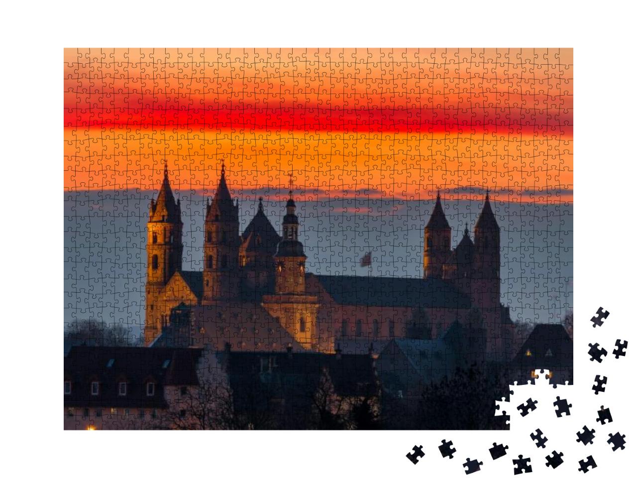 Cathedral St. Peter to Worms, Germany Rhineland Palatinat... Jigsaw Puzzle with 1000 pieces