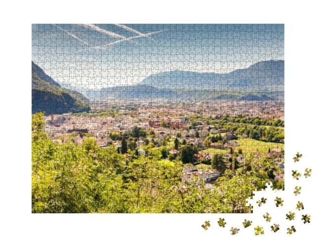 View Over the City of Bolzano Sout Tyrol, Italy... Jigsaw Puzzle with 1000 pieces