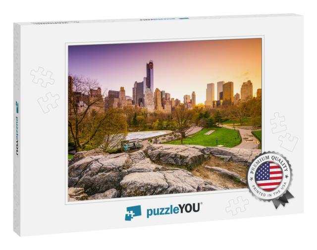 New York City Cityscape View from Central Park... Jigsaw Puzzle