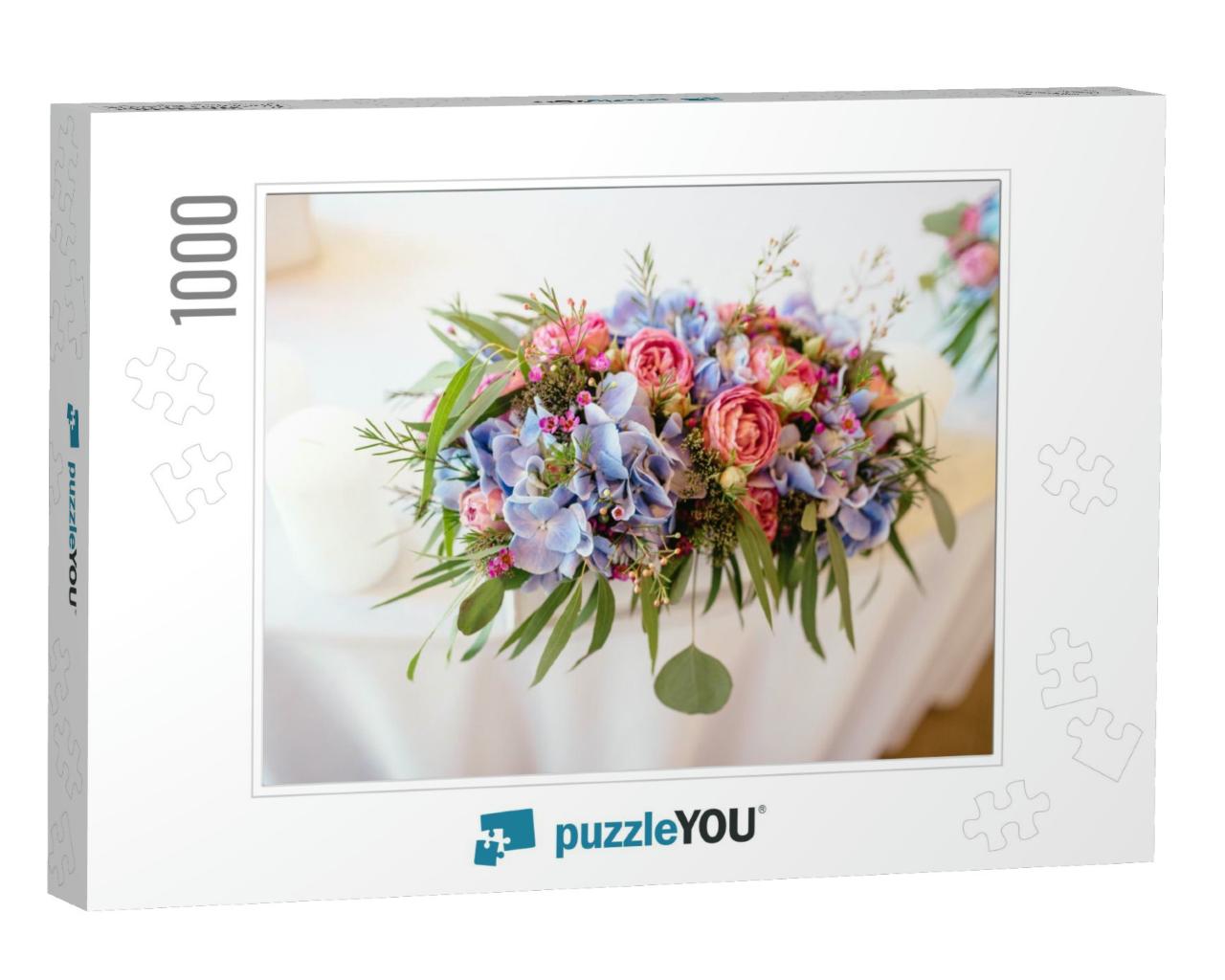 Live Flowers, Wedding Bouquet, Holiday... Jigsaw Puzzle with 1000 pieces