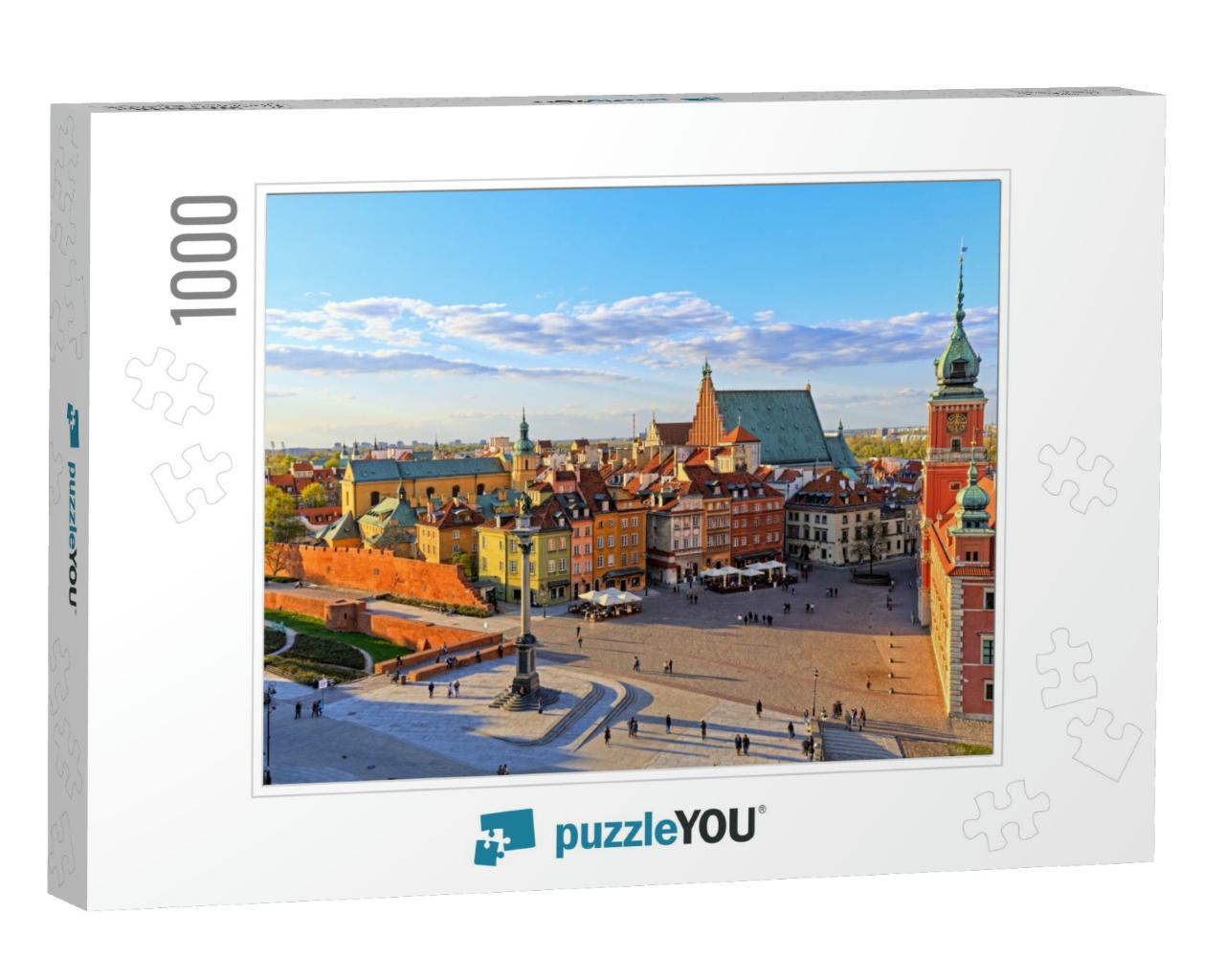 Top View of the Old City in Warsaw. Hdr - High Dynamic Ra... Jigsaw Puzzle with 1000 pieces