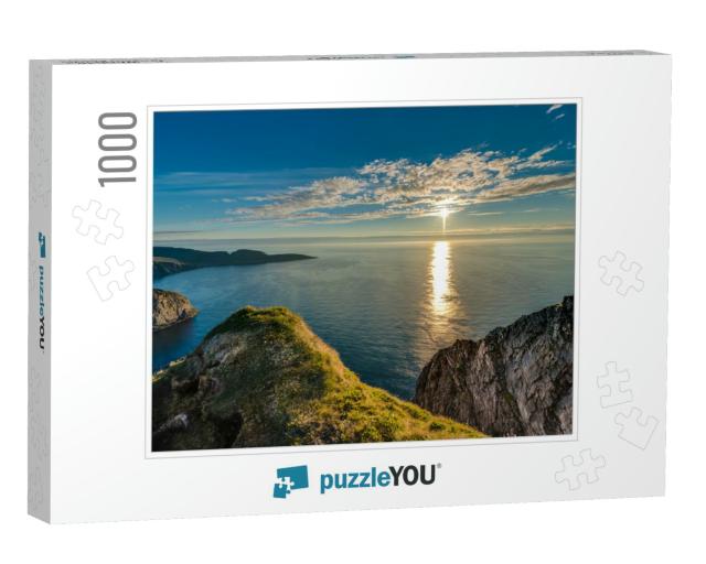 North Cape Nordkapp, on the Northern Coast of the Island... Jigsaw Puzzle with 1000 pieces
