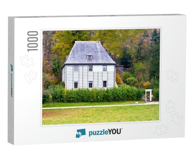 The Garden House of Johann Wolfgang Von Goethe in Weimar... Jigsaw Puzzle with 1000 pieces