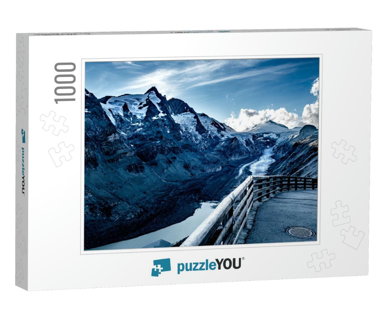 View of Kaiser Franz Josef in National Park Hohe Tauern w... Jigsaw Puzzle with 1000 pieces
