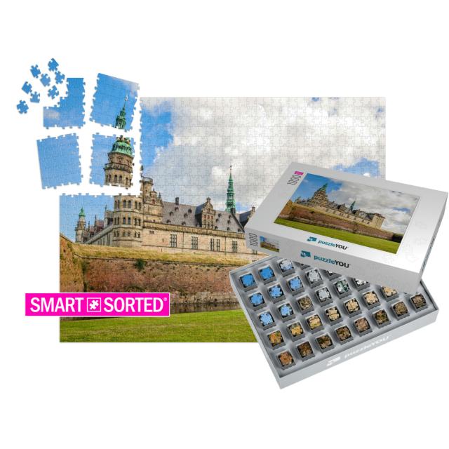 Panoramic View to the Bricks Wall Around Kronborg Castle... | SMART SORTED® | Jigsaw Puzzle with 1000 pieces