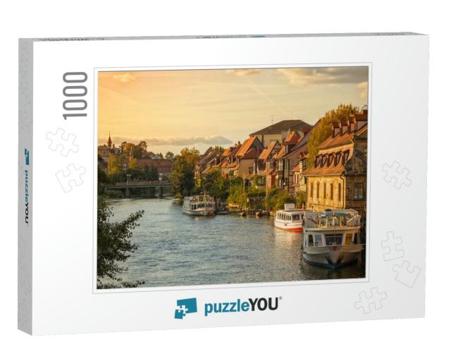 Klein-Venedig Little Venice, Historic Quarter on the Shor... Jigsaw Puzzle with 1000 pieces