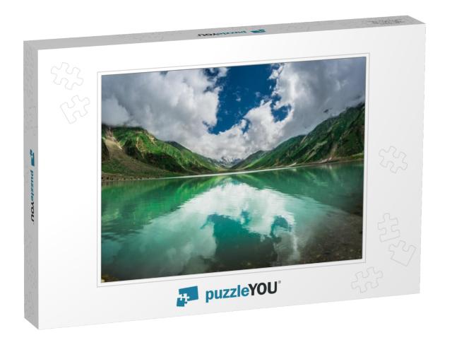 Lake Saiful Muluk, Kaghan Valley, Pakistan, At an Altitud... Jigsaw Puzzle