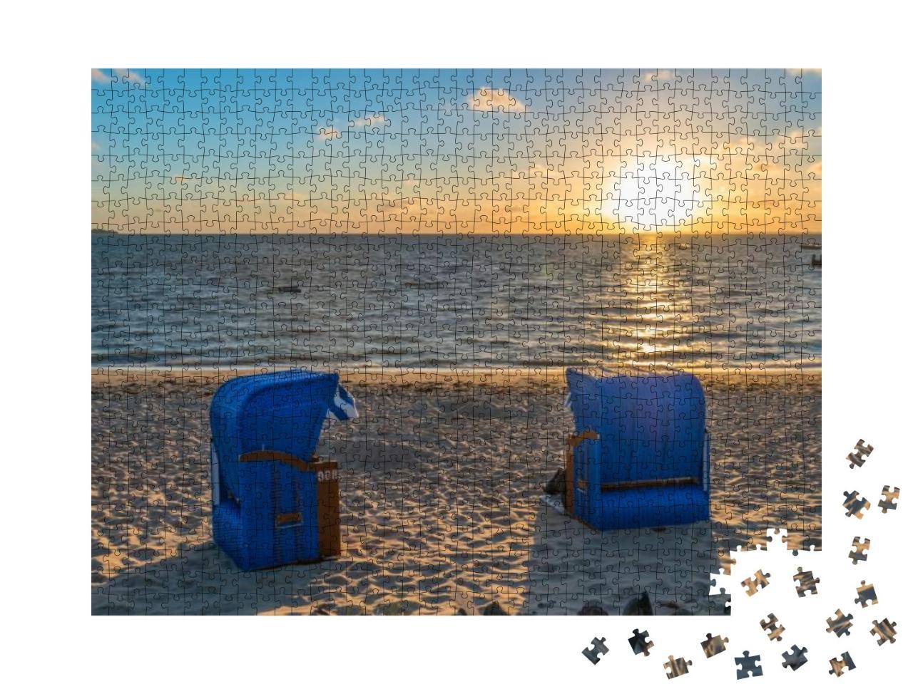 Beach on Foehr... Jigsaw Puzzle with 1000 pieces