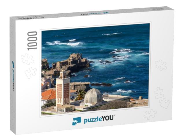 Nature & Architecture of Mediterranean Coast of Algiers... Jigsaw Puzzle with 1000 pieces