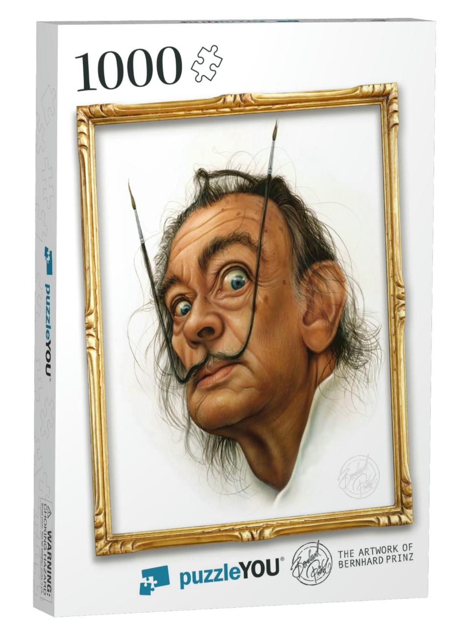 Salvador Dali Portrait Jigsaw Puzzle with 1000 pieces