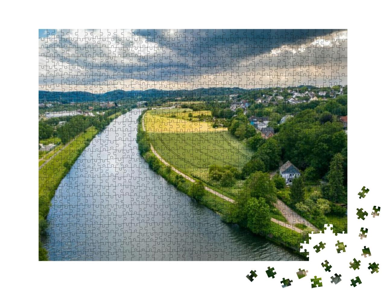 The Ruhr from the Perspective of a Bird... Jigsaw Puzzle with 1000 pieces