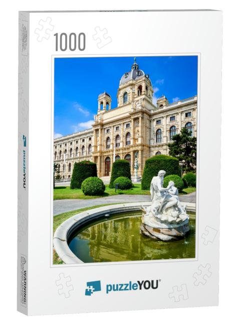 Vienna, Austria. Beautiful View of Famous Kunsthistorisch... Jigsaw Puzzle with 1000 pieces
