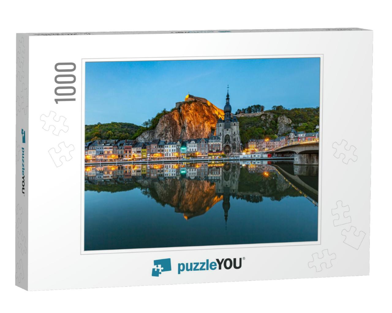 Classic View of the Historic Town of Dinant with Scenic R... Jigsaw Puzzle with 1000 pieces