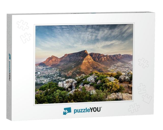 Table Mountain Sunset... Jigsaw Puzzle
