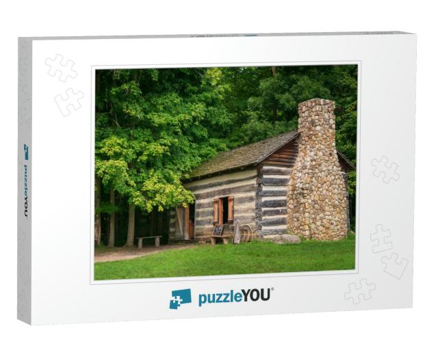 Historic Farm Buildings At Ohio's Only National Park, Cuy... Jigsaw Puzzle