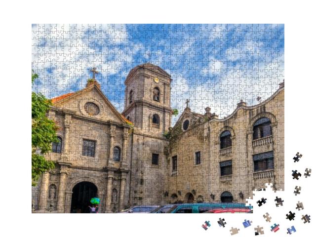 San Agustin Church, a Roman Catholic Church Under the Aus... Jigsaw Puzzle with 1000 pieces
