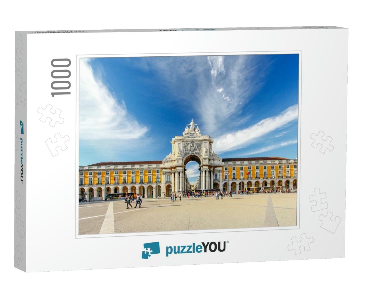 Famous Arch At the Praca Do Comercio, Lisbon, Portugal... Jigsaw Puzzle with 1000 pieces