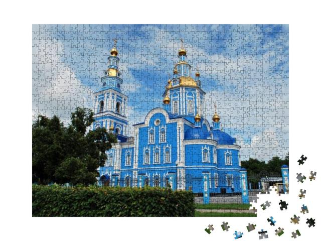 The Savior Ascension Cathedral in Ulyanovsk, Russia... Jigsaw Puzzle with 1000 pieces
