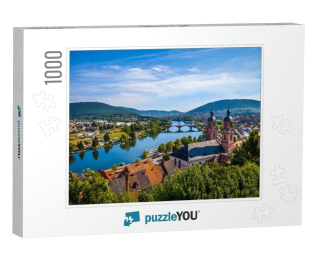 Old Houses in Miltenberg Town, Bavaria, Germany... Jigsaw Puzzle with 1000 pieces