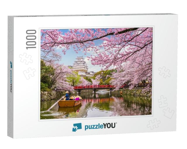 Himeji, Japan At Himeji Castle in Spring Season... Jigsaw Puzzle with 1000 pieces