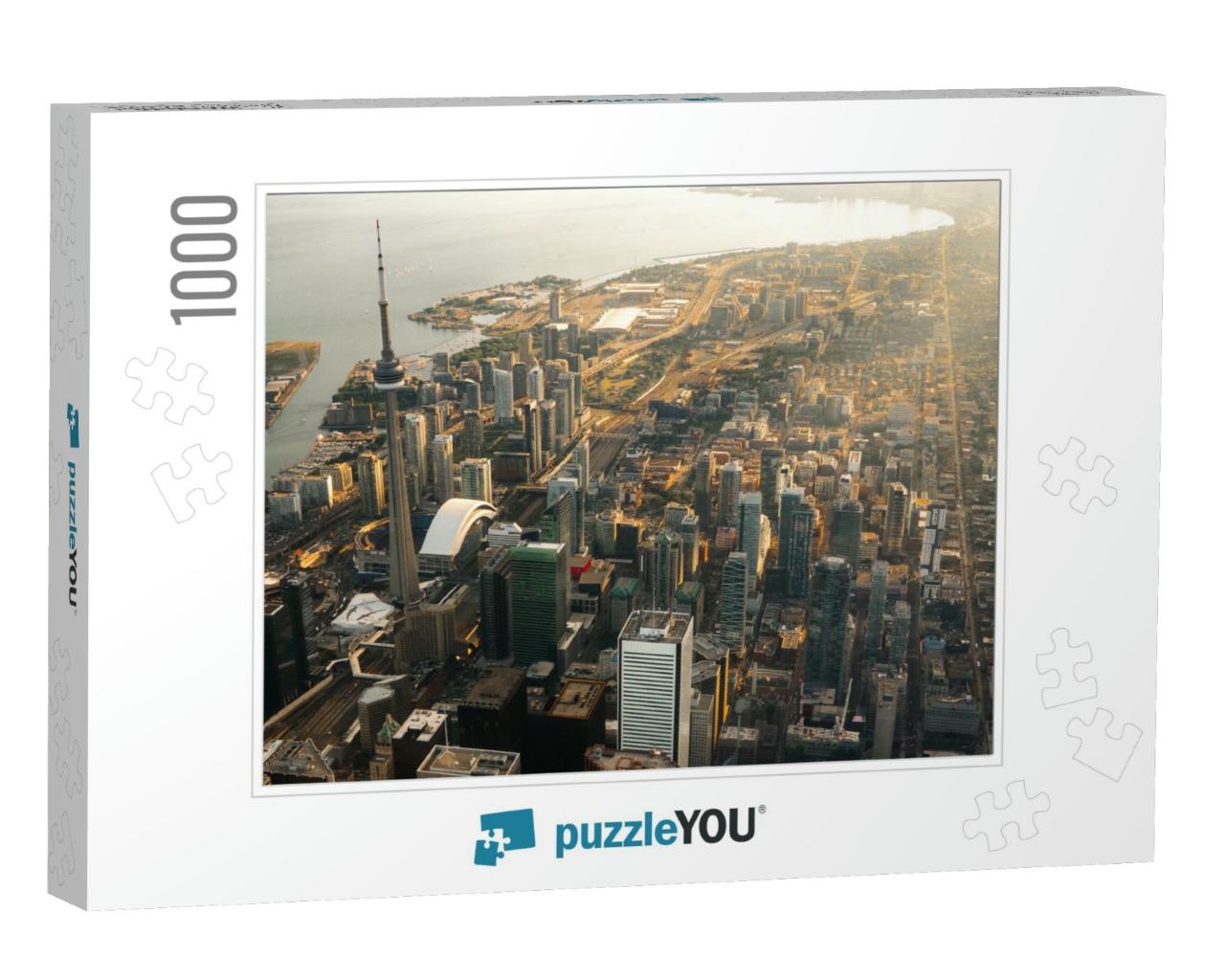 Aerial View of Toronto City... Jigsaw Puzzle with 1000 pieces