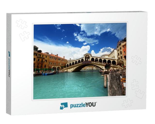 Rialto Bridge in Venice, Italy... Jigsaw Puzzle