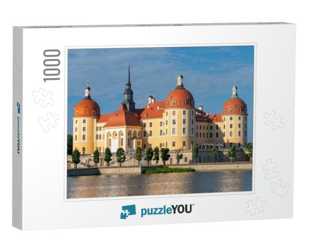 Schloss Moritzburg, a Baroque Castle in Moritzburg, Near... Jigsaw Puzzle with 1000 pieces