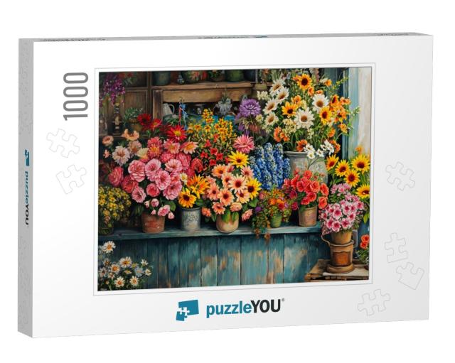 Beautiful Flowers Jigsaw Puzzle with 1000 pieces