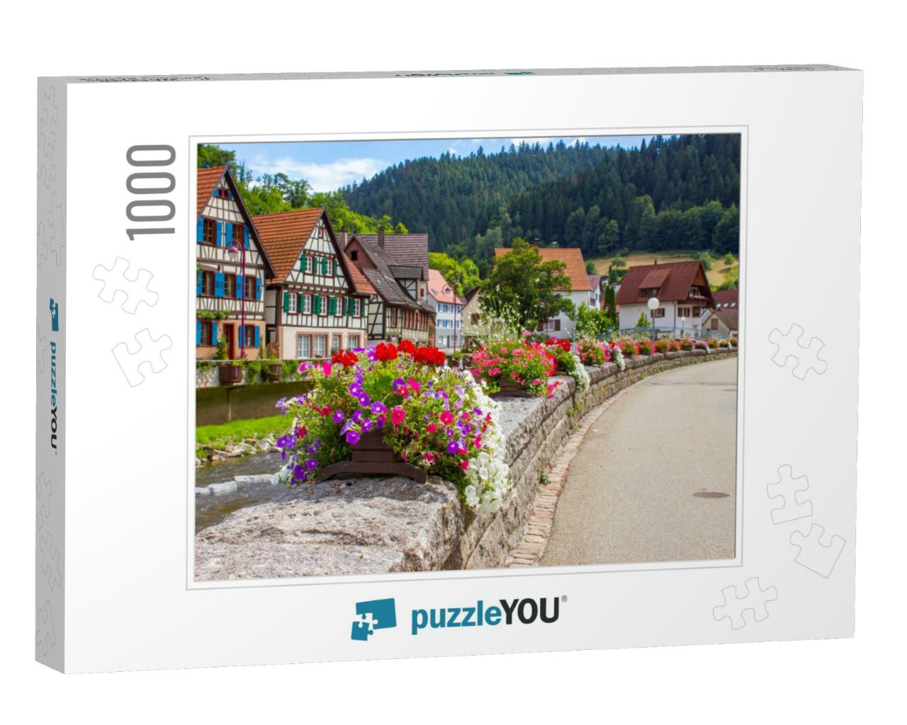Beautiful Schiltach in Black Forest, Germany... Jigsaw Puzzle with 1000 pieces