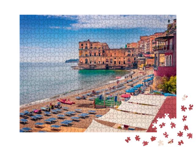 Marvelous Summer Cityscape of Naples, Italy, Europe... Jigsaw Puzzle with 1000 pieces
