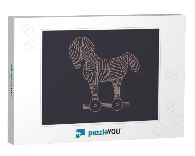Trojan Horse for Illustration. Stock Vector... Jigsaw Puzzle