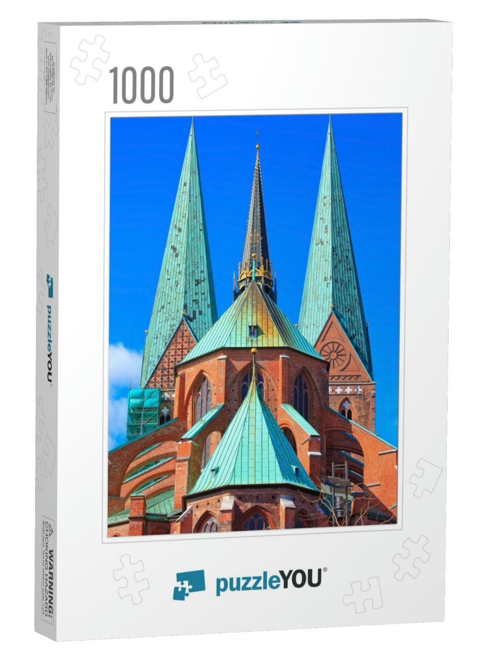 St. Mary's Church, Luebeck, Germany... Jigsaw Puzzle with 1000 pieces