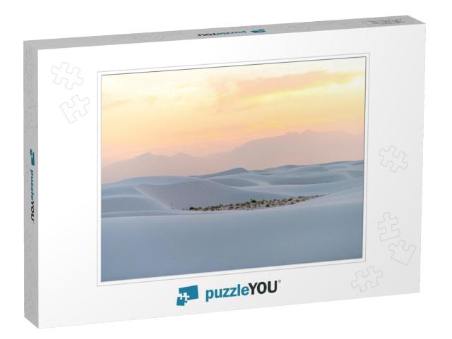 White Sands National Monument Park Hills of Gypsum Sand D... Jigsaw Puzzle