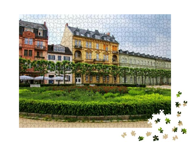 Residential Buildings on Luisenplatz Square in Wiesbaden... Jigsaw Puzzle with 1000 pieces