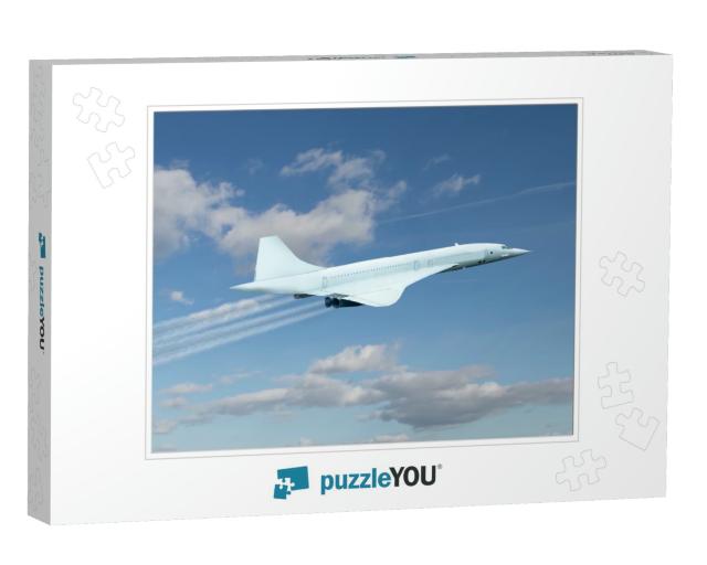 Concorde Airplane as Representation of Generic Supersonic... Jigsaw Puzzle