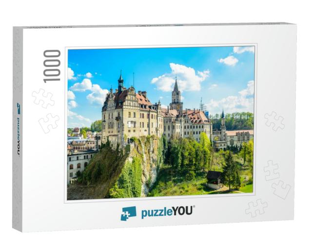 Beautiful Castle Burg Sigmaringen, Dynasty Hohenzollern... Jigsaw Puzzle with 1000 pieces