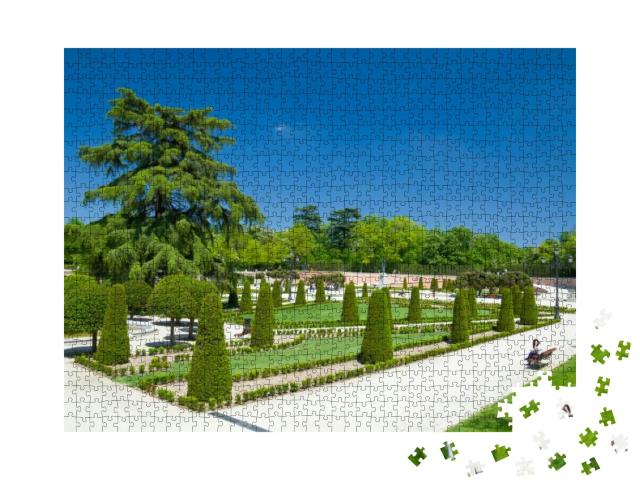 El Retiro is the One of the Largest Parks of the City Mad... Jigsaw Puzzle with 1000 pieces