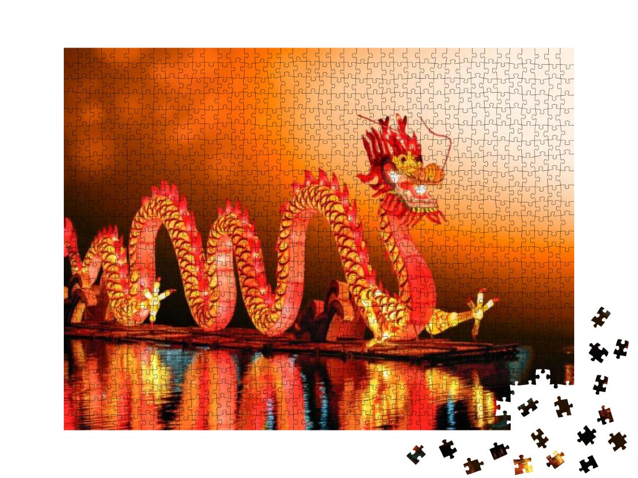 Dragon Chinese New Year... Jigsaw Puzzle with 1000 pieces