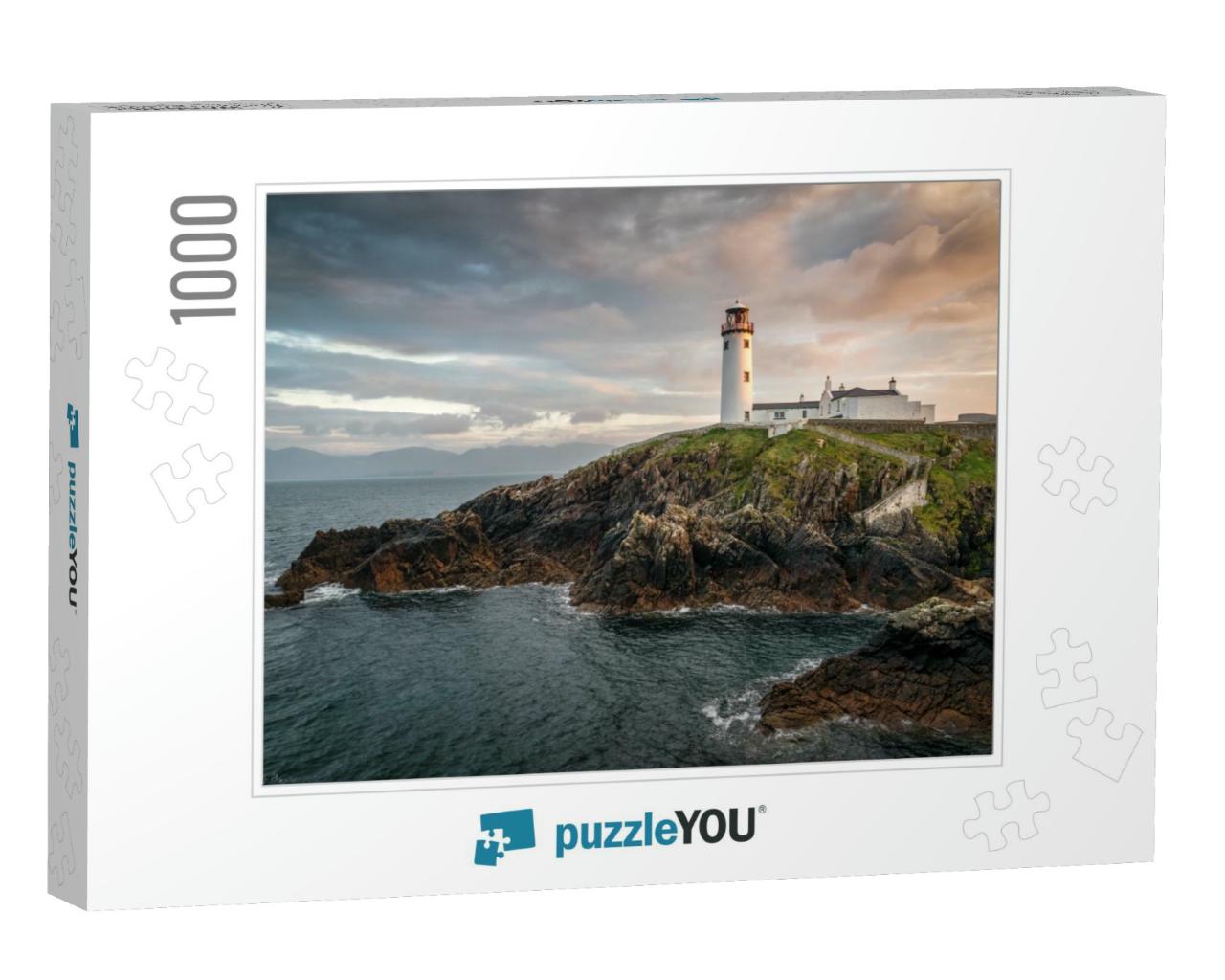 This is a Picture of Fanad Light House on the North Coast... Jigsaw Puzzle with 1000 pieces