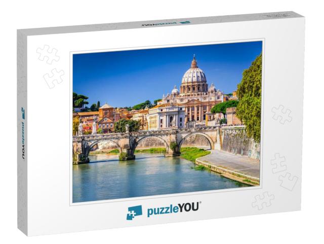 Rome, Italy. Vatican Dome of Saint Peter Basilica Italian... Jigsaw Puzzle