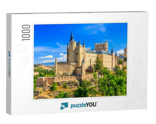 Segovia, Spain. the Alcazar of Segovia. Castilla Y Leon... Jigsaw Puzzle with 1000 pieces