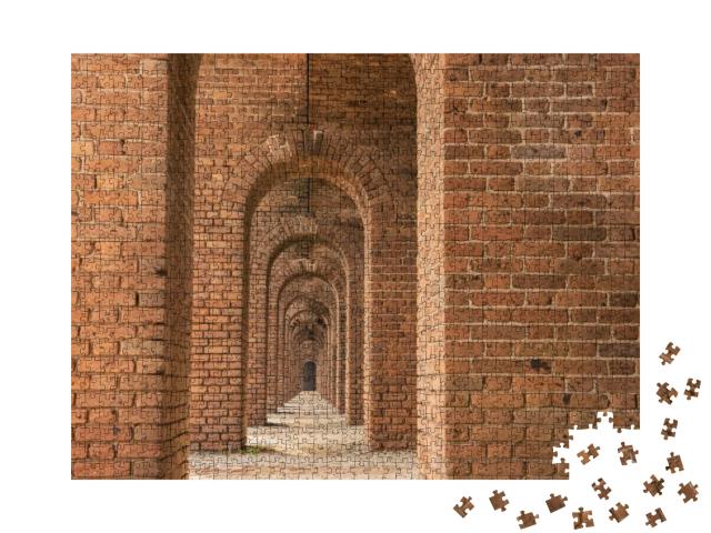 Arches At Fort Jefferson At the Dry Tortugas National Par... Jigsaw Puzzle with 1000 pieces