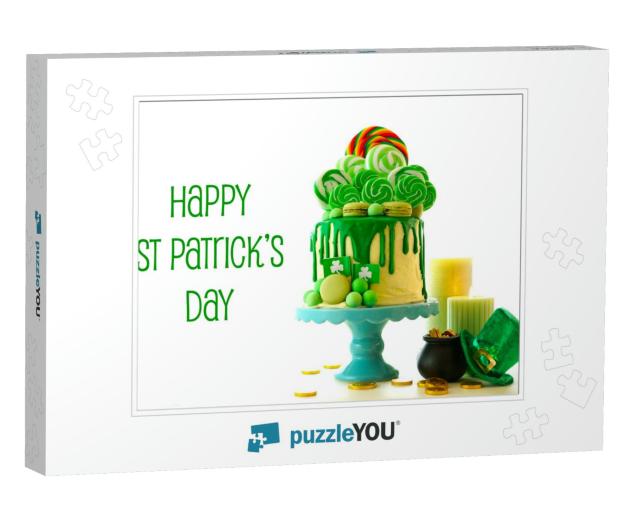 St Patrick's Day Party Table with Lollipop Candy... Jigsaw Puzzle
