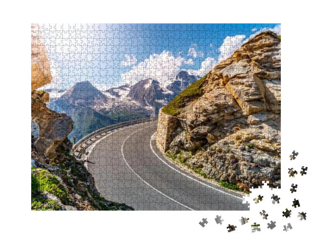 Grossglockner High Alpine Road, German Grossglockner-Hoch... Jigsaw Puzzle with 1000 pieces