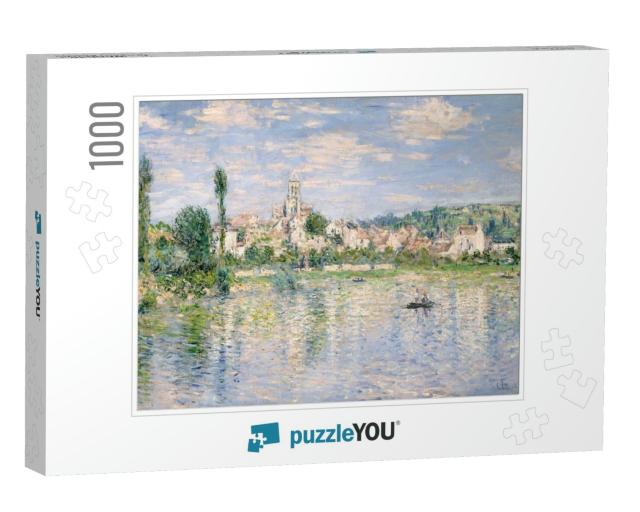Vetheuil in Summer, by Claude Monet, 1880, French Impress... Jigsaw Puzzle with 1000 pieces