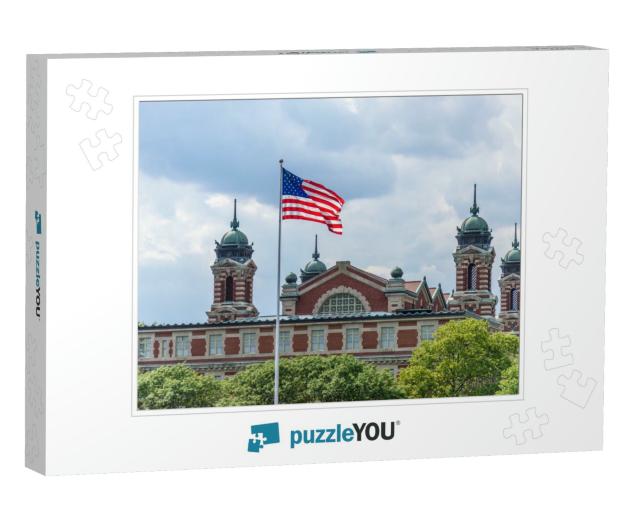 The Immigrant Museum Sited on Ellis Island, Gateway for O... Jigsaw Puzzle